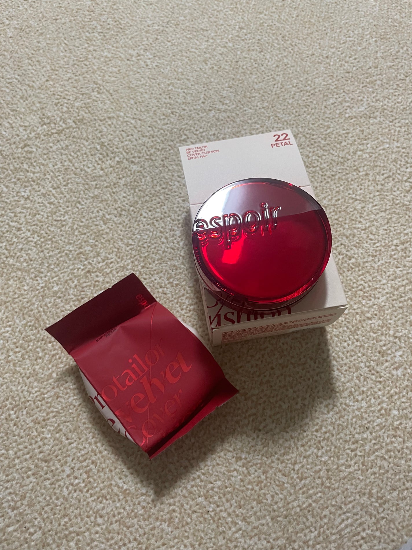 プロテーラービーベルベットカバークッション/espoir/クッションファンデーションを使ったクチコミ(1枚目)
