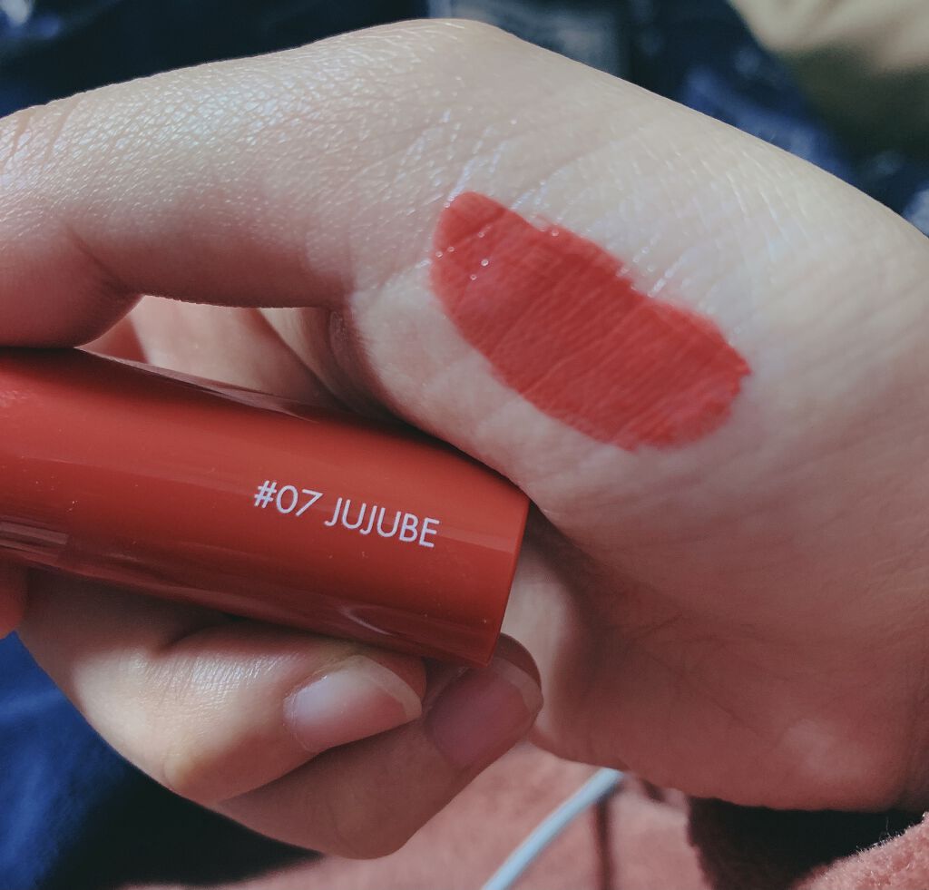ジューシーラスティングティント/rom&nd/リップティントを使ったクチコミ（1枚目）