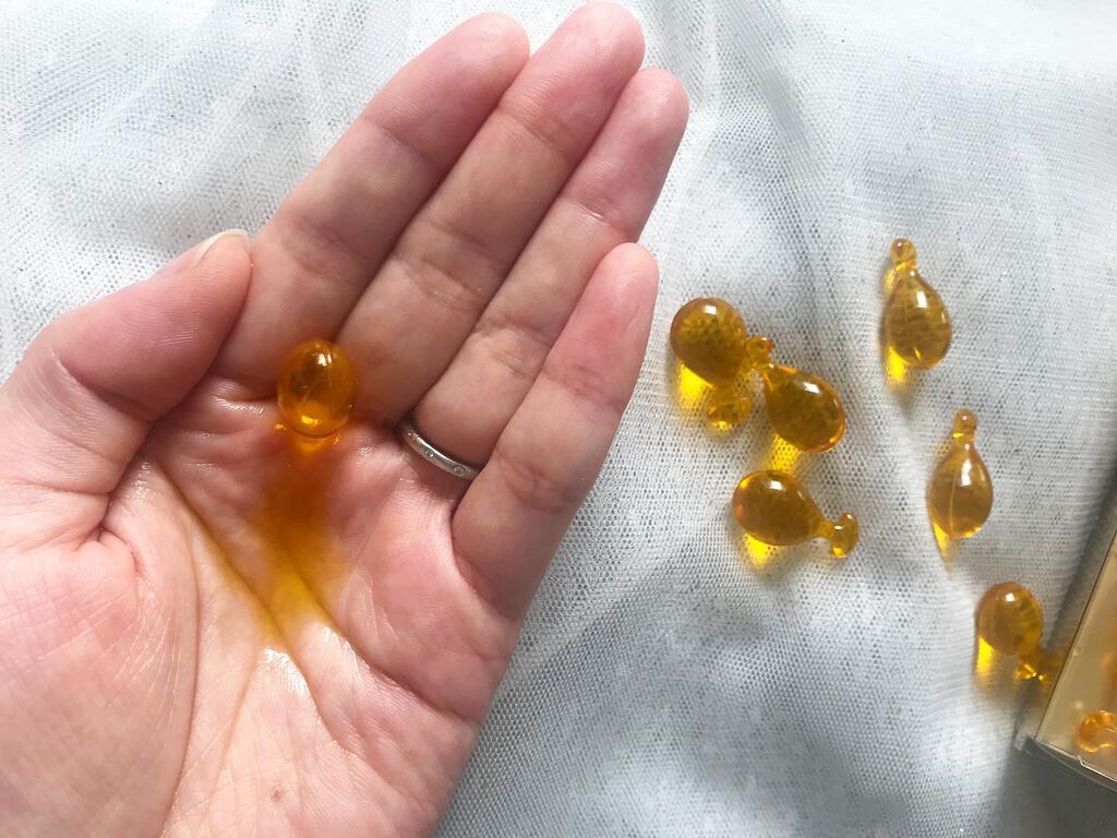 ボディ＆ヘア オイルカプセル 3.5/&honey/ヘアオイルを使ったクチコミ（3枚目）