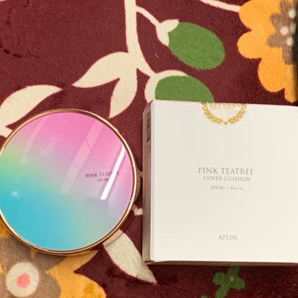 ピンクティーツリーカバークッション/APLIN/クッションファンデーションを使ったクチコミ(5枚目)