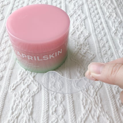 ピンクアロエメレンゲクレンザー/APRILSKIN/その他洗顔料を使ったクチコミ(2枚目)