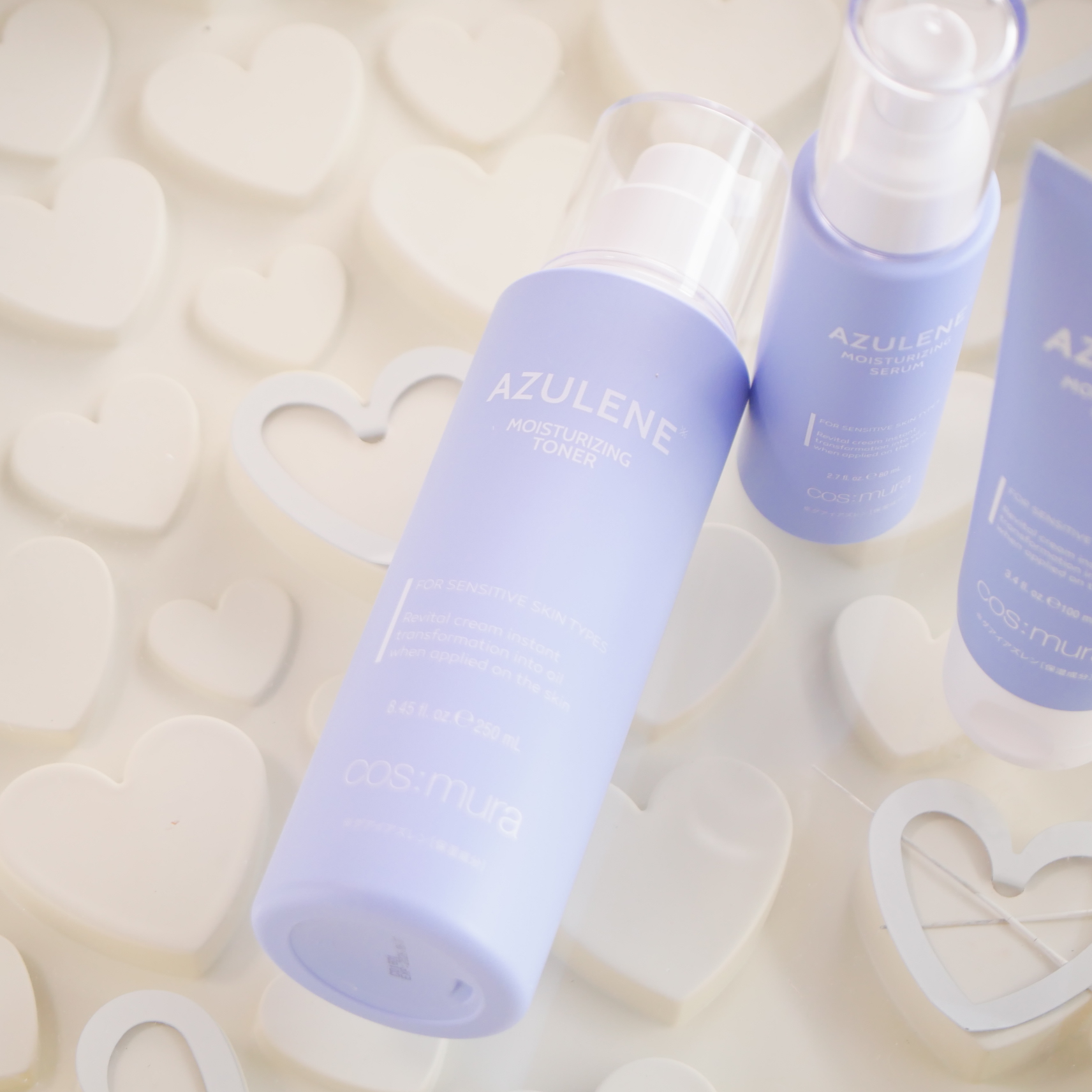 cos:mura アズレンモイスチャライジングトナーのクチコミ「MILD BALANCING GEL FOLM ジェルフォーム
AZULENE MOISTUR.....」（3枚目）