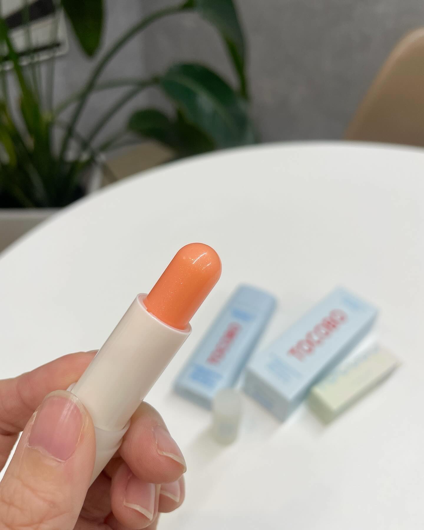 グラスティンティッドリップバーム/TOCOBO/リップバームを使ったクチコミ（2枚目）