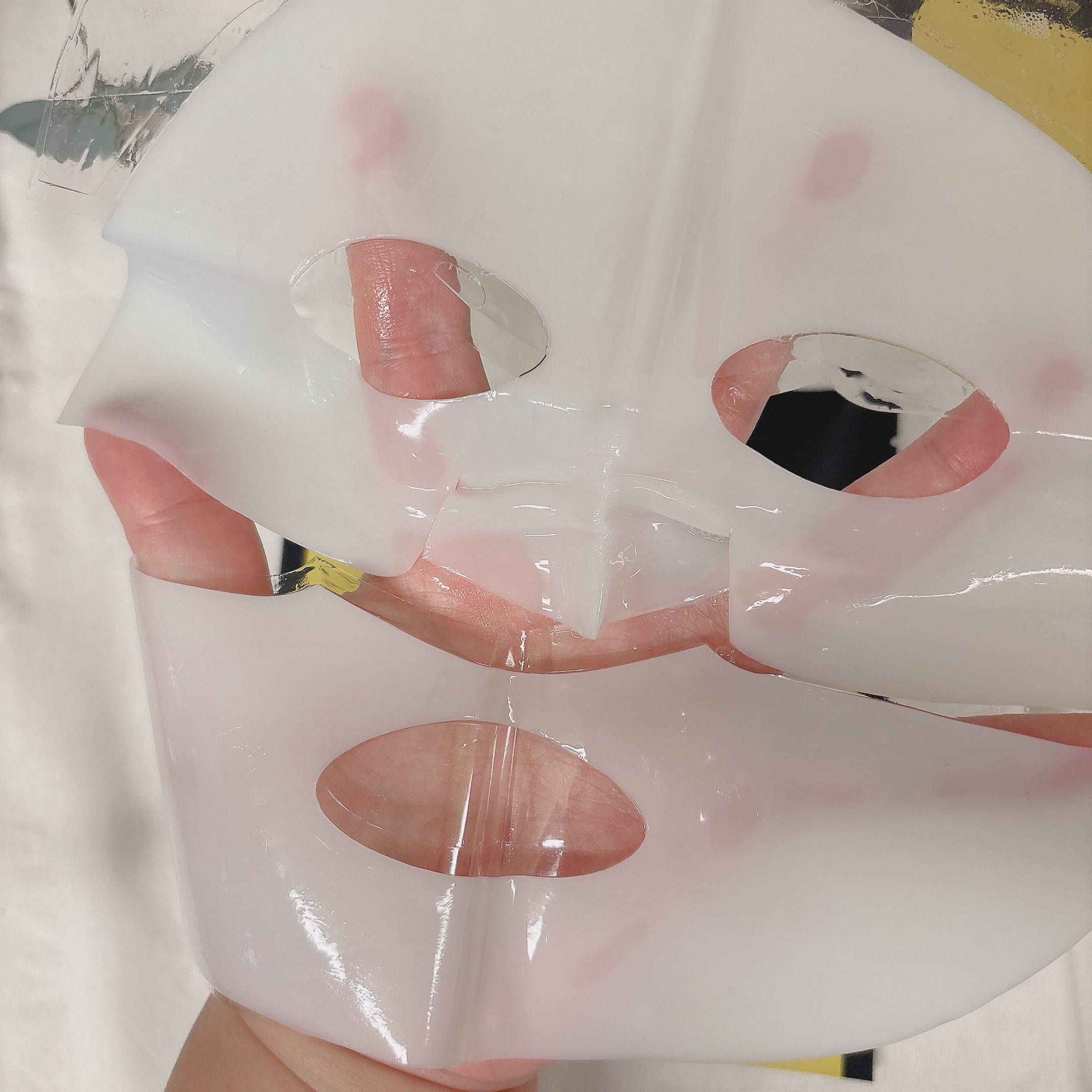 アドバンスド スネイルムチン グラスグロー ハイドロゲル マスク/COSRX/シートマスク・パックを使ったクチコミ（3枚目）