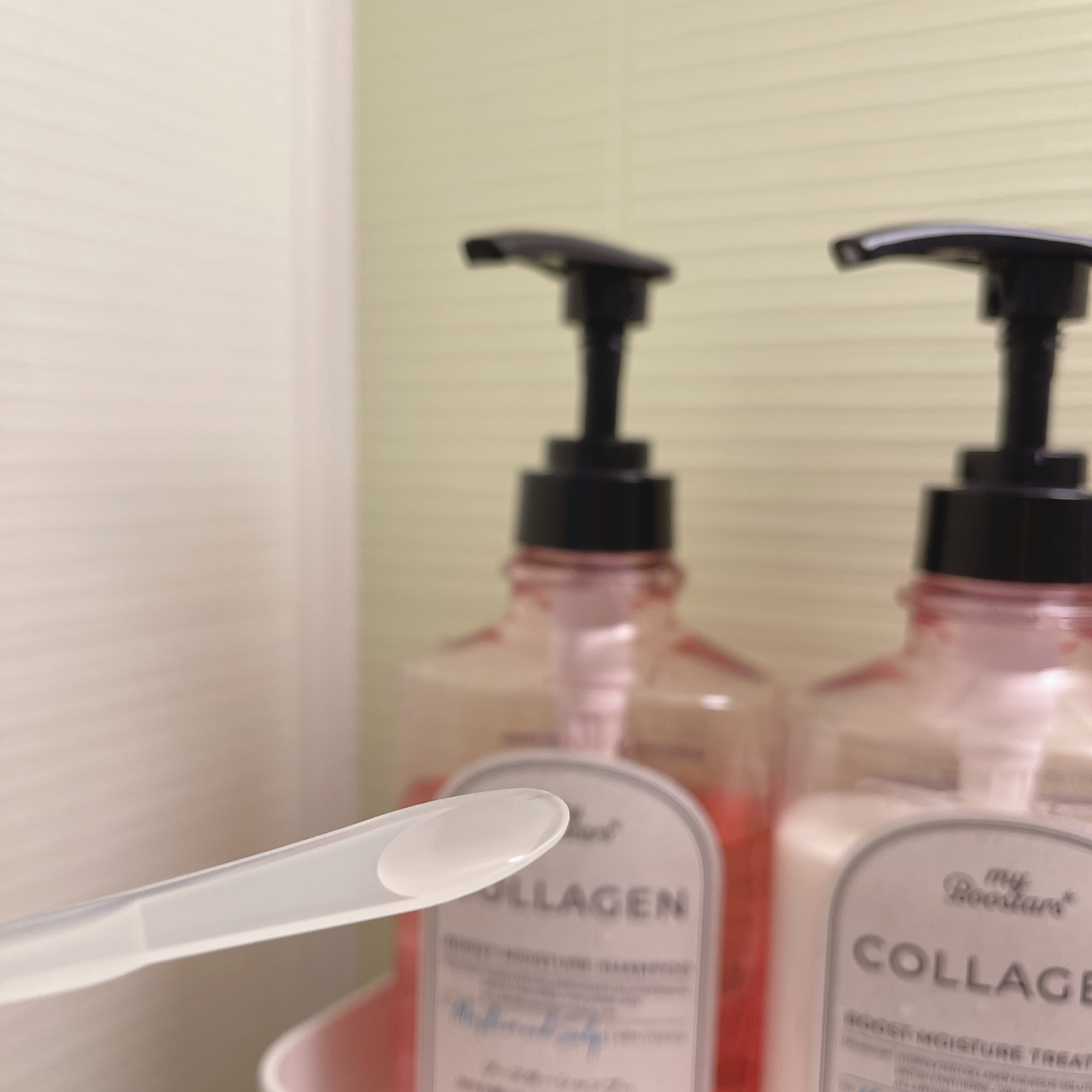 コラーゲン ブースター シャンプー/ トリートメント [モイスチャー＆スカルプ] ベルガモットアロマの香り トリートメント本体400ml/マイブースターズ/市販シャンプーを使ったクチコミ（2枚目）