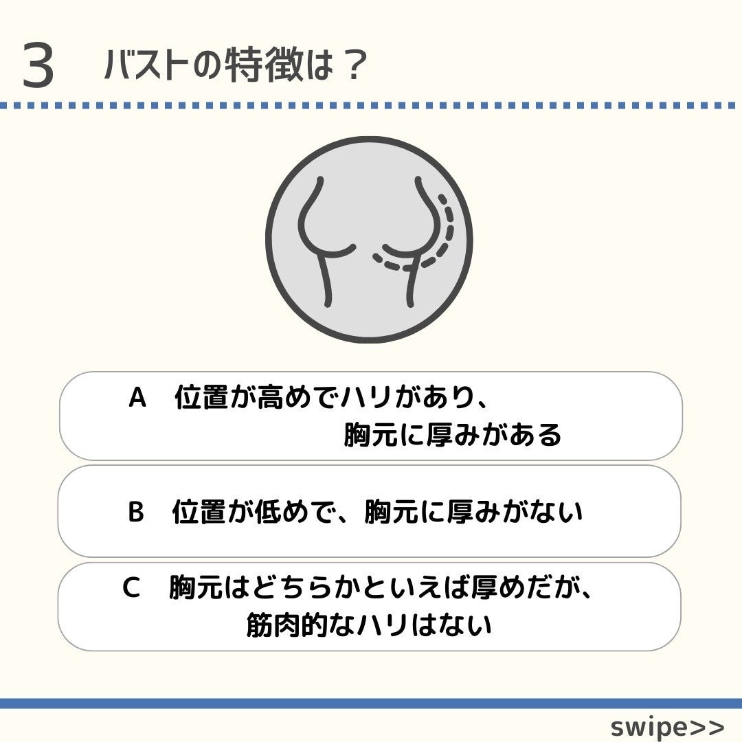 きつね on LIPS 「【骨格診断】こんばんは、きつねです🦊垢抜けチェックリスト①骨格..」(3枚目)