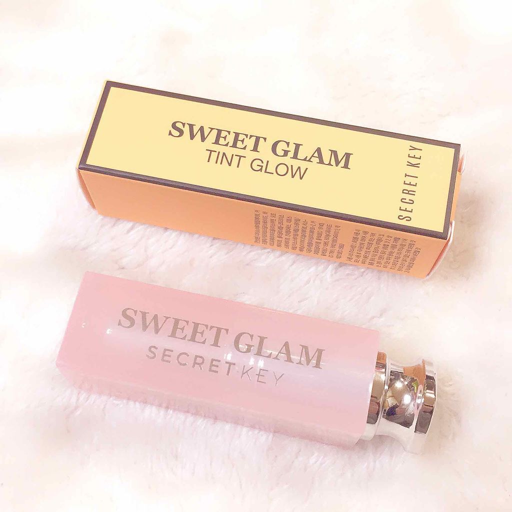 SWEET GLAM TINT GLOW/SECRET KEY/口紅を使ったクチコミ（1枚目）