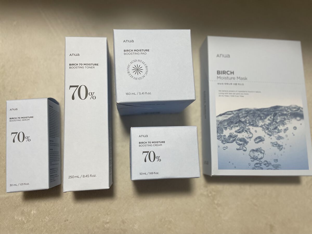 シラカバ 70% 水分ブースティングトナー/Anua/化粧水を使ったクチコミ（1枚目）