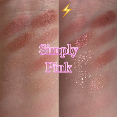 プロ アイ パレット 01 SIMPLY PINK(AD)(日本限定デザイン)/CLIO/アイシャドウパレットを使ったクチコミ（3枚目）