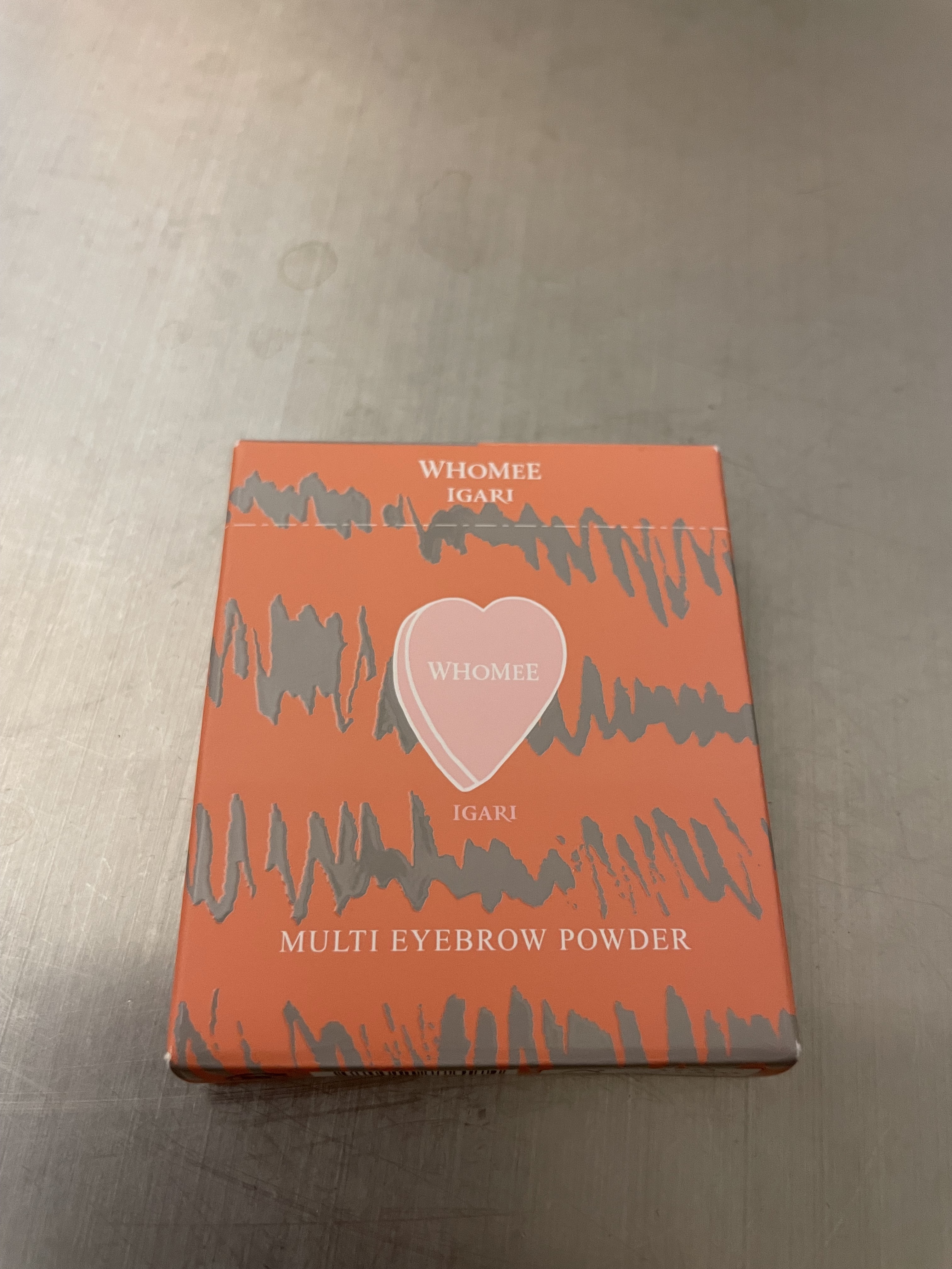 フーミー マルチアイブロウパウダー グレイッシュオレンジ/WHOMEE/パウダーアイブロウを使ったクチコミ（2枚目）