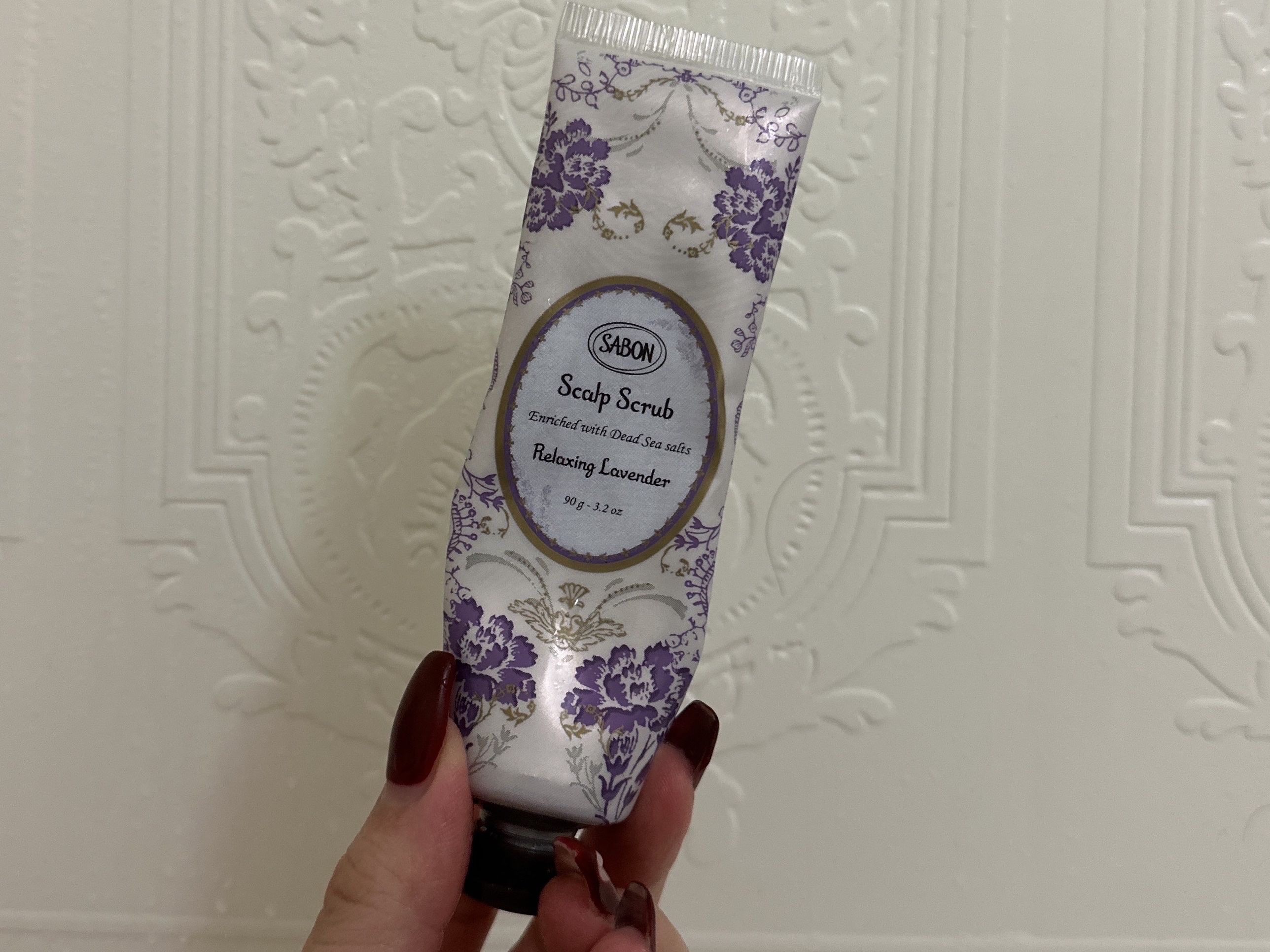 ヘッドスクラブ リラクシング(ラベンダー) 90g/SABON/ヘッドスクラブを使ったクチコミ（1枚目）