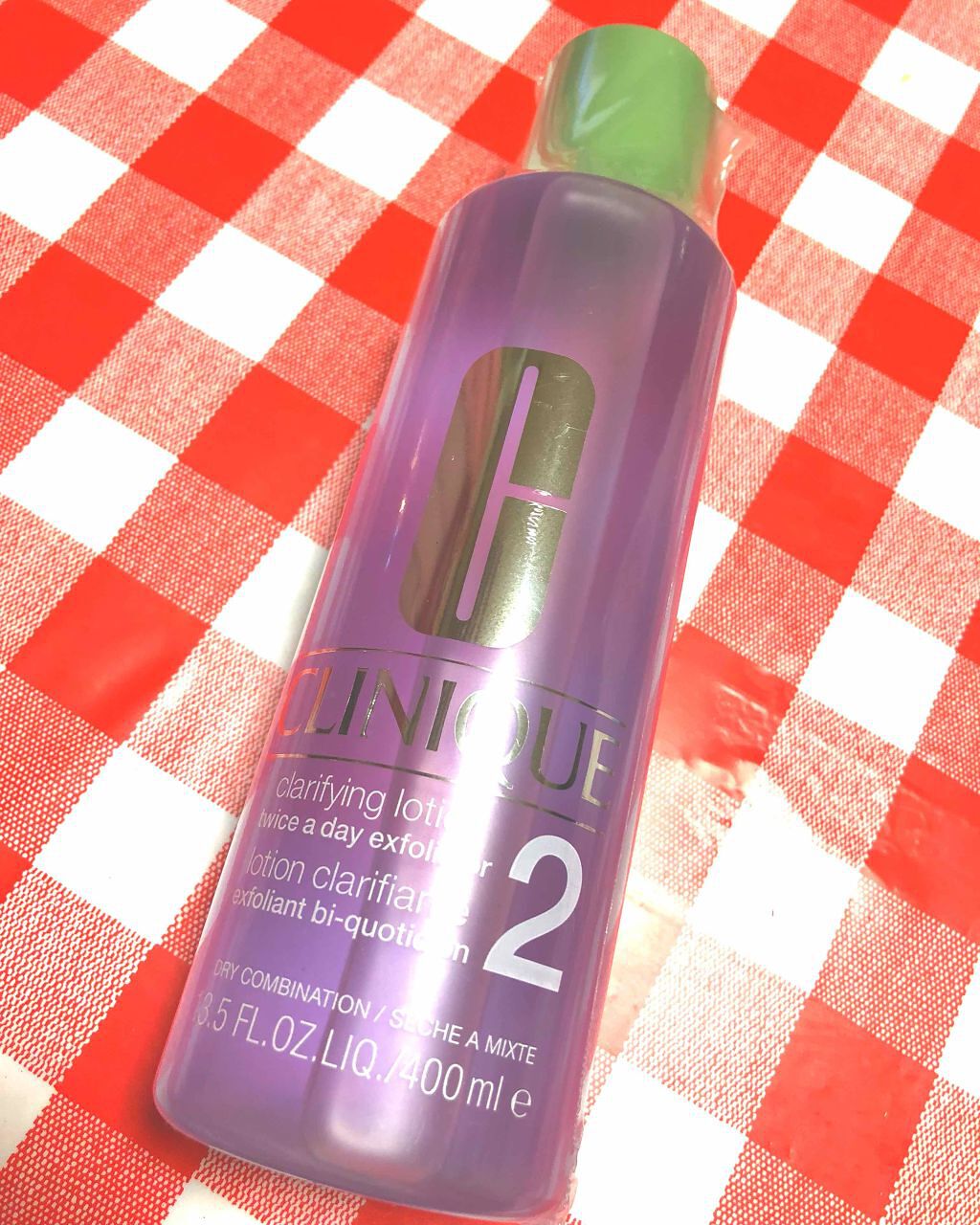 クラリファイング ローション 2/CLINIQUE/拭き取り化粧水を使ったクチコミ（1枚目）