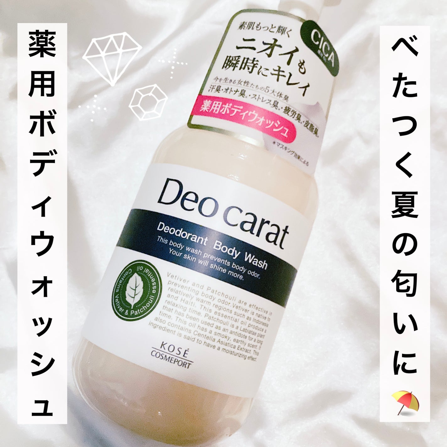 デオカラット 薬用ボディウォッシュ/デオカラット/ボディソープを使ったクチコミ(1枚目)