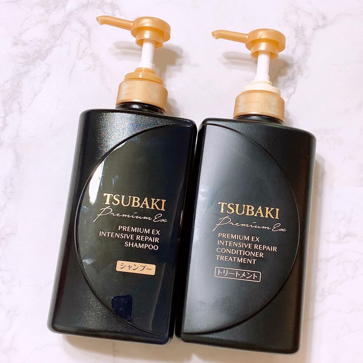 プレミアムEX インテンシブリペア <シャンプー>/コンディショナー<ヘアトリートメント> /TSUBAKI/市販シャンプーを使ったクチコミ(1枚目)