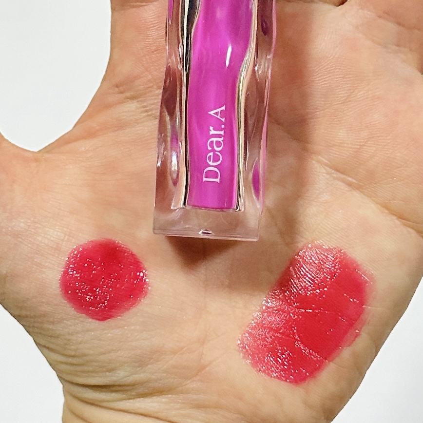 ハイドロデュイティント 05.ローズティー/Dear.A/リップティントを使ったクチコミ（2枚目）