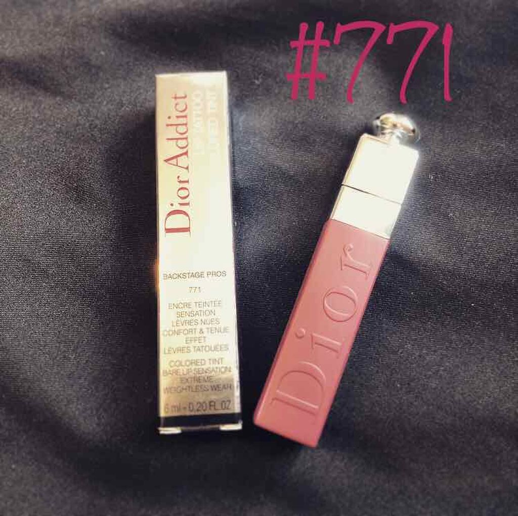 【旧】ディオール アディクト リップ ティント 771 ナチュラル ベリー/Dior/リップグロスを使ったクチコミ（1枚目）