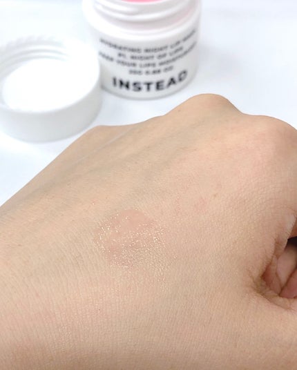 ハイドレーティング ナイト リップ マスク/INSTEAD/リップバームを使ったクチコミ(4枚目)