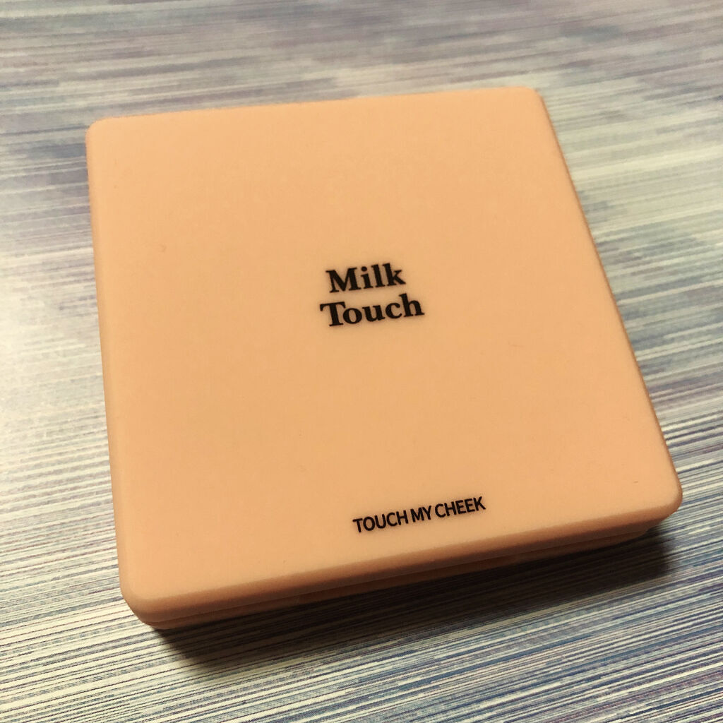 タッチ マイ チーク 02 シャイピーチ/Milk Touch/パウダーチークを使ったクチコミ（3枚目）