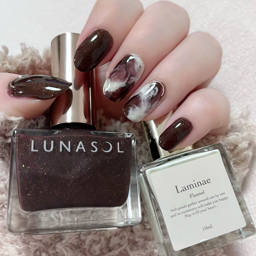 ルナソル ネイルポリッシュ EX17 Glacage（グラサージュ）/LUNASOL/マニキュアを使ったクチコミ（1枚目）