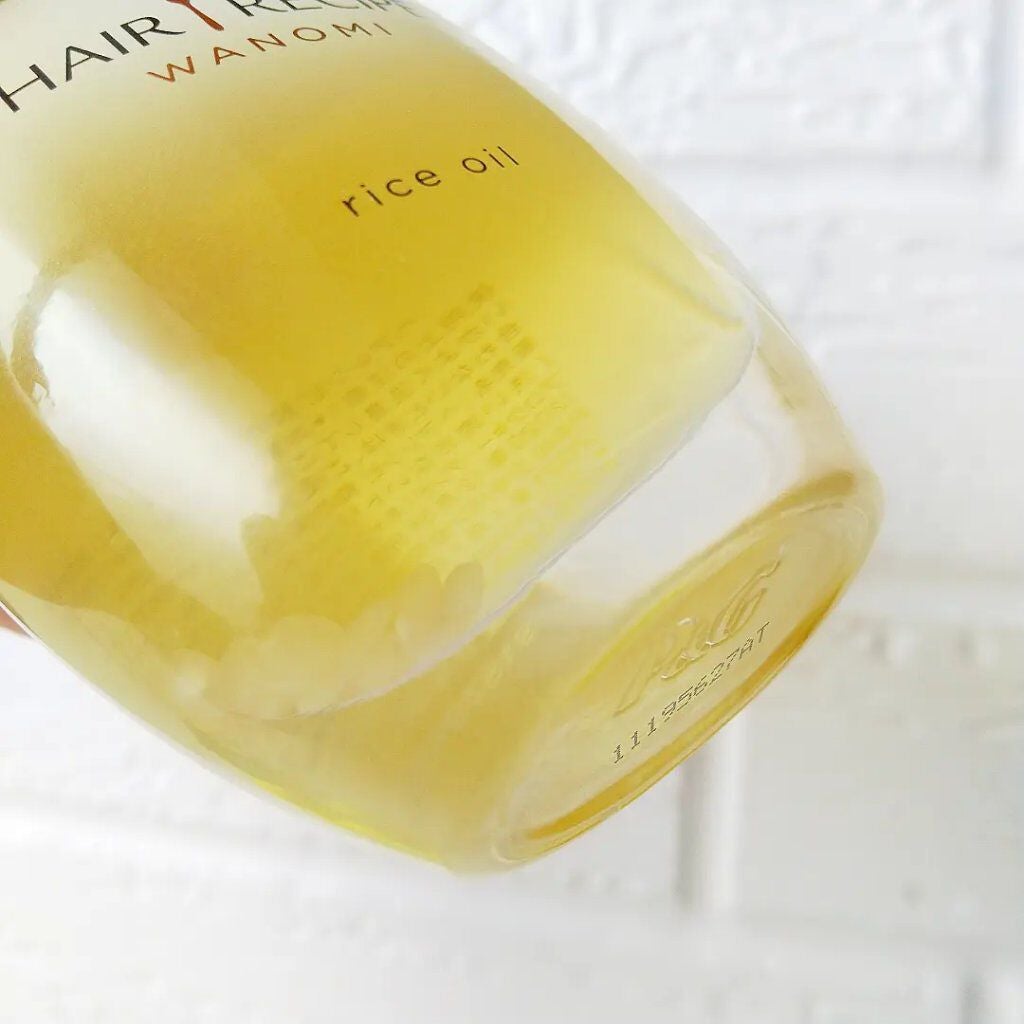 さらとろライスオイル(洗い流さないトリートメント)/WANOMI/ヘアオイルを使ったクチコミ(4枚目)