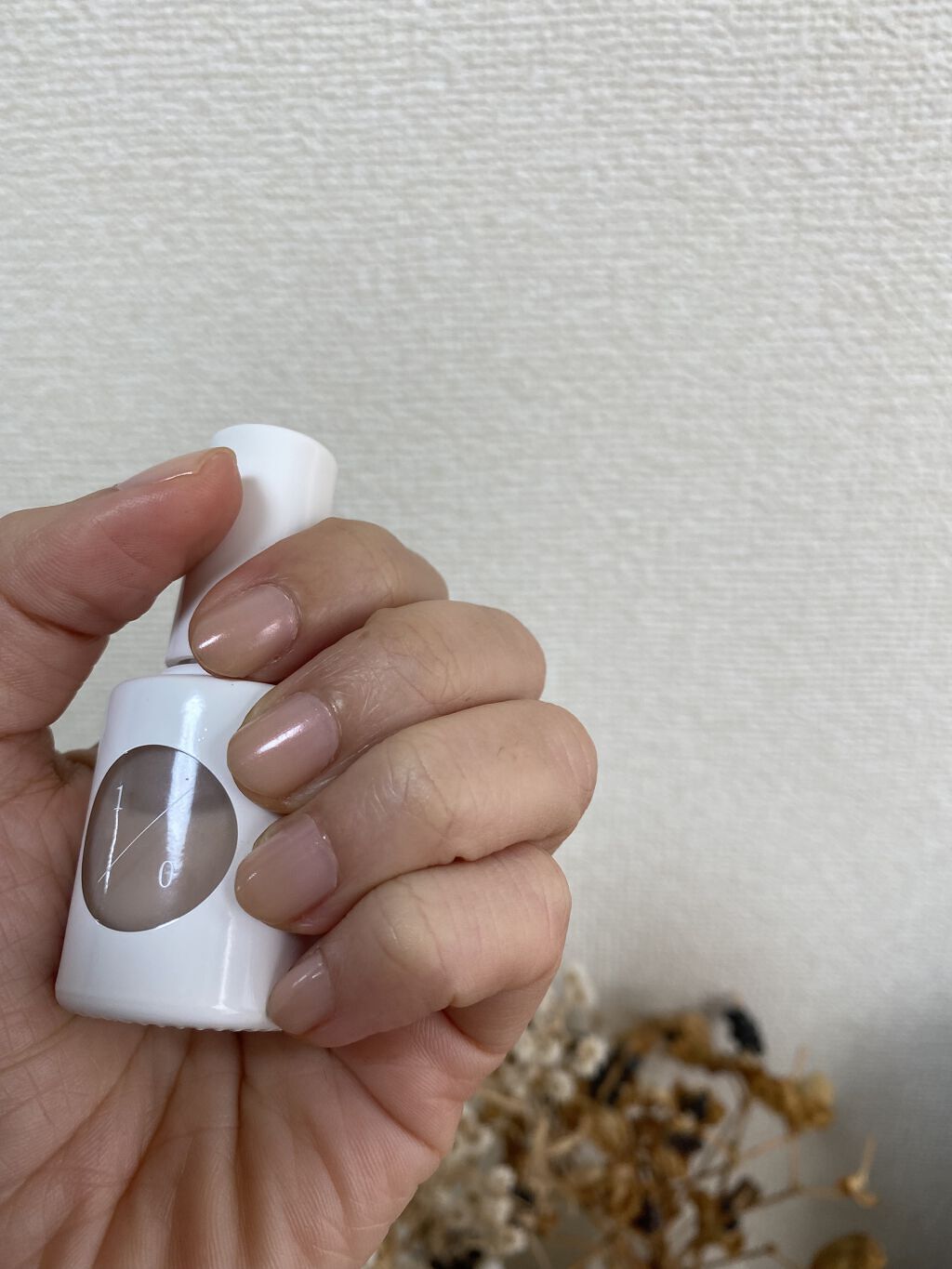 カラーベースコート ゼロ/uka/オールインワンネイルを使ったクチコミ（1枚目）