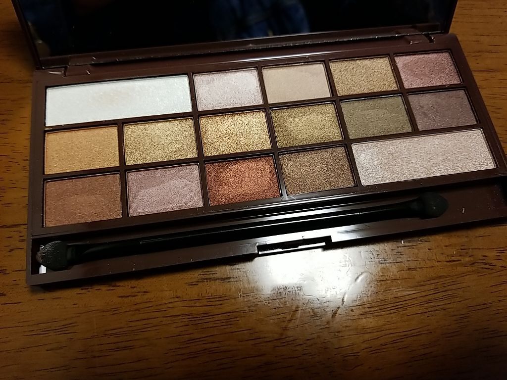 アイラブチョコレート/MAKEUP REVOLUTION/アイシャドウパレットを使ったクチコミ(2枚目)