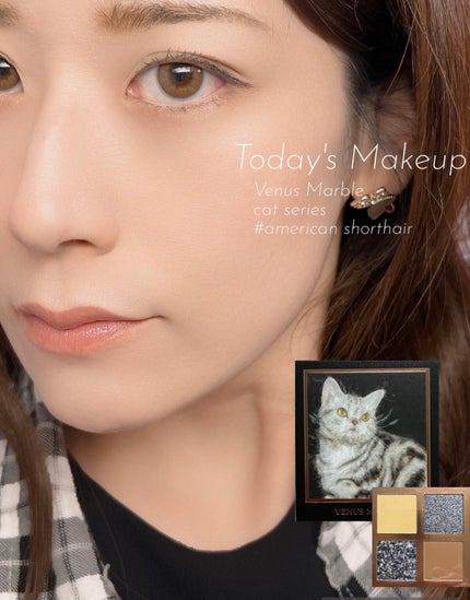 Venus Marble アイシャドウキャットシリーズ/Venus Marble/アイシャドウパレットを使ったクチコミ(1枚目)