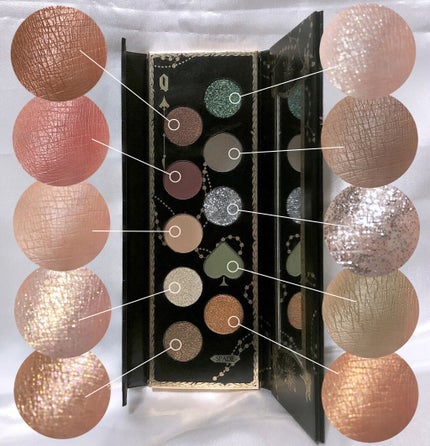 クイーン10色アイシャドウパレット/BLACK TIME/アイシャドウパレットを使ったクチコミ(2枚目)