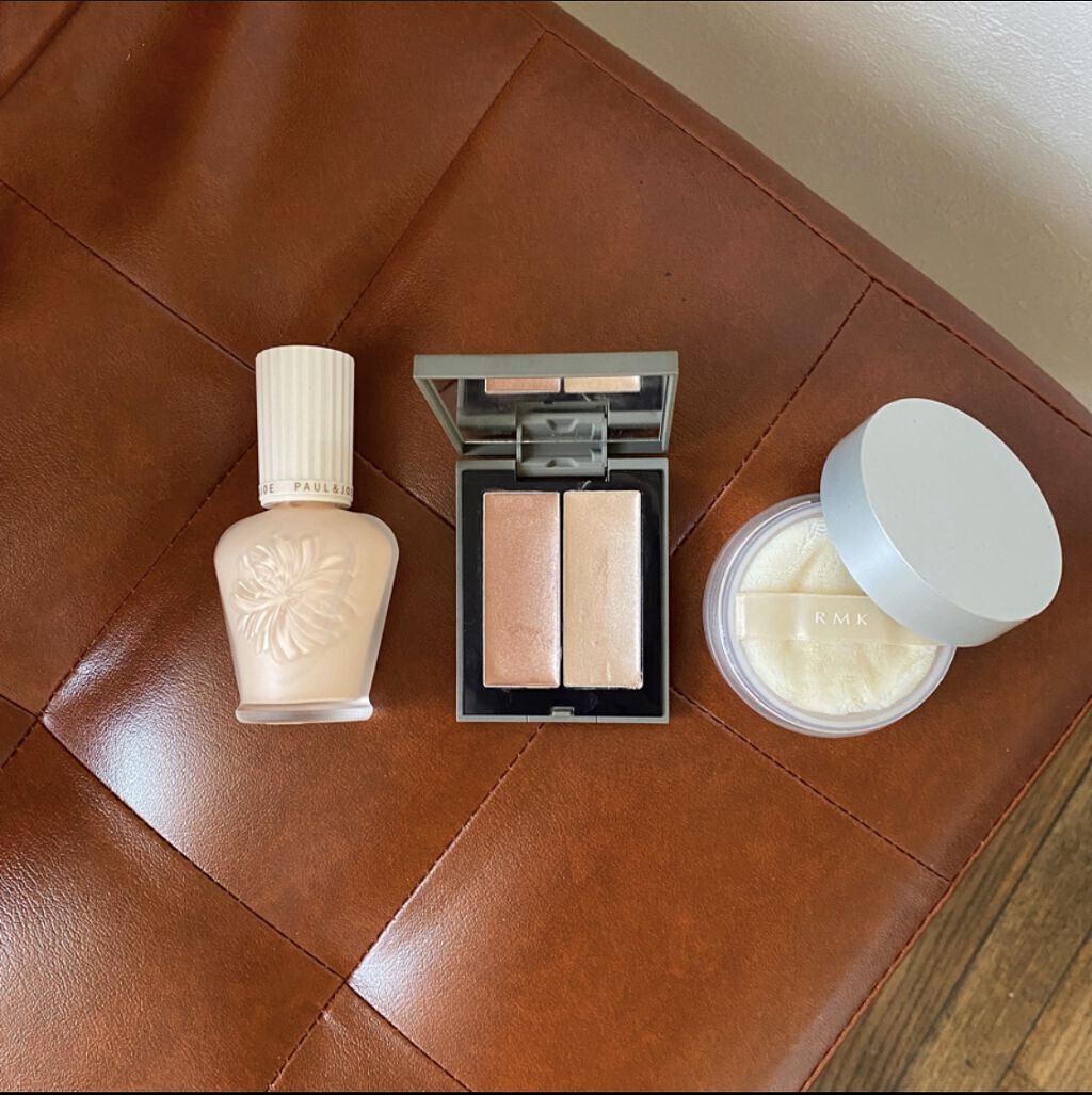 THREE シマリング グロー デュオ/THREE/クリームハイライトを使ったクチコミ（1枚目）