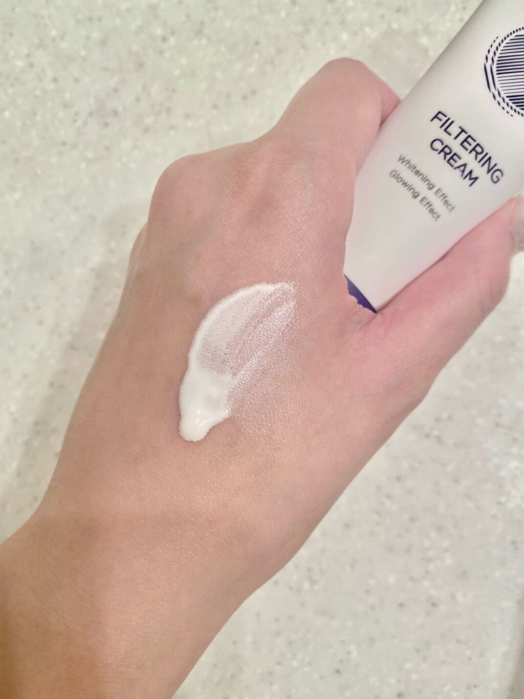 フィルタリングクリーム/DEWYCEL/日焼け止めクリームを使ったクチコミ（3枚目）