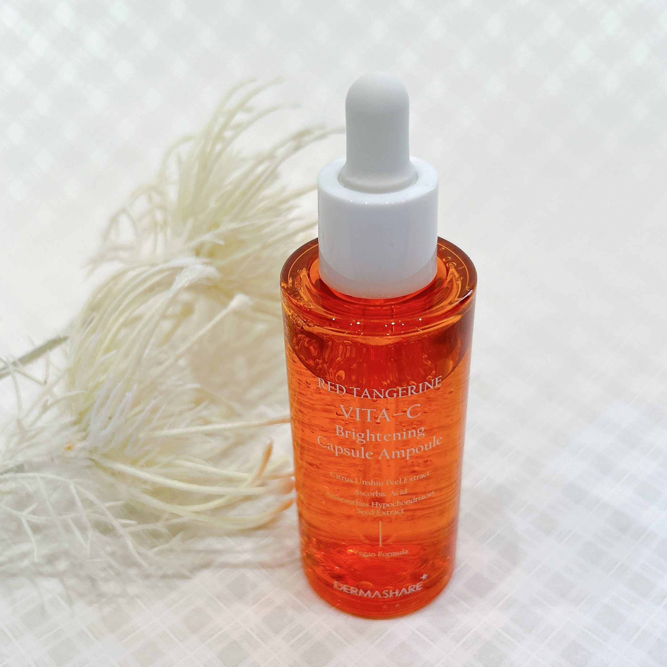 レッドタンジェリンVITA-Cカプセルセラム/DERMASHARE/美容液を使ったクチコミ（1枚目）