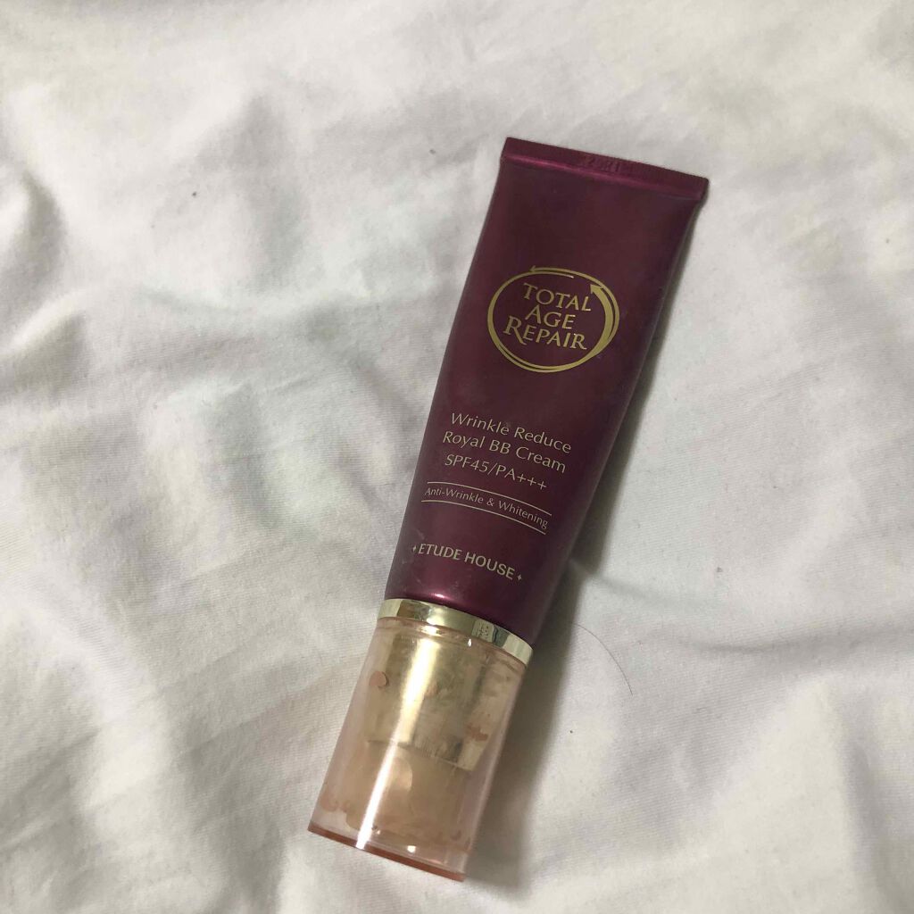 TOTAL AGE REPAIR Wrinkle Reduce Royal BB Cream SPF45 PA+++/ETUDE/BBクリームを使ったクチコミ(1枚目)