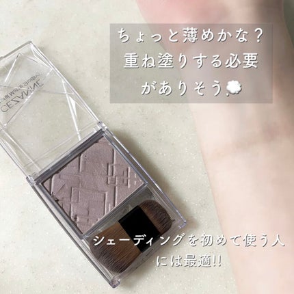 ナチュラルマットシェーディング/CEZANNE/シェーディングを使ったクチコミ(2枚目)
