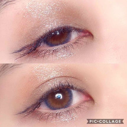 グリッター シャドウ カラー/rom&nd/グリッターを使ったクチコミ(4枚目)