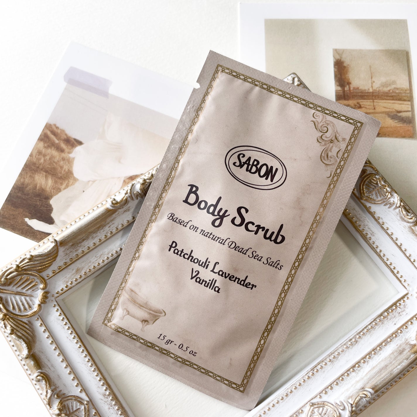 ボディスクラブ パチュリ・ラベンダー・バニラ/SABON/ボディスクラブを使ったクチコミ(1枚目)