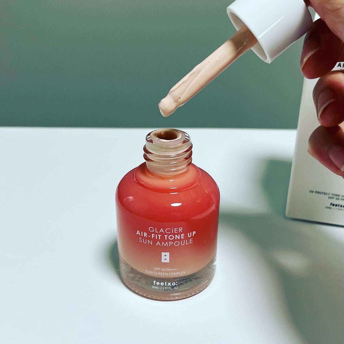 ピルソ グラシアエアフィットトーンアップサンアンプル SPF50 PA+++/feelxo/化粧下地を使ったクチコミ(2枚目)