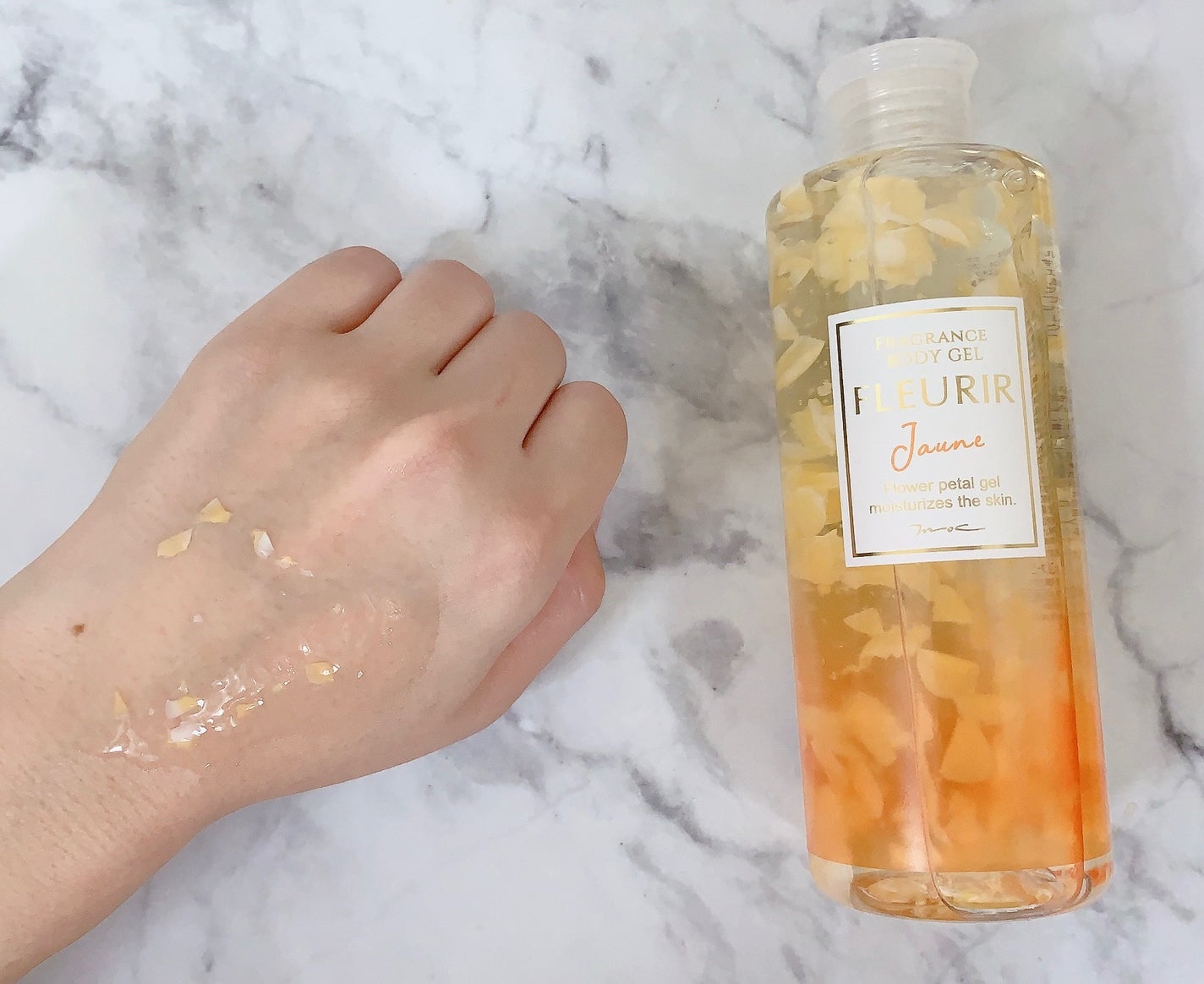 フルリールボディジェル オスマンサス/MOC/ボディローションを使ったクチコミ(7枚目)