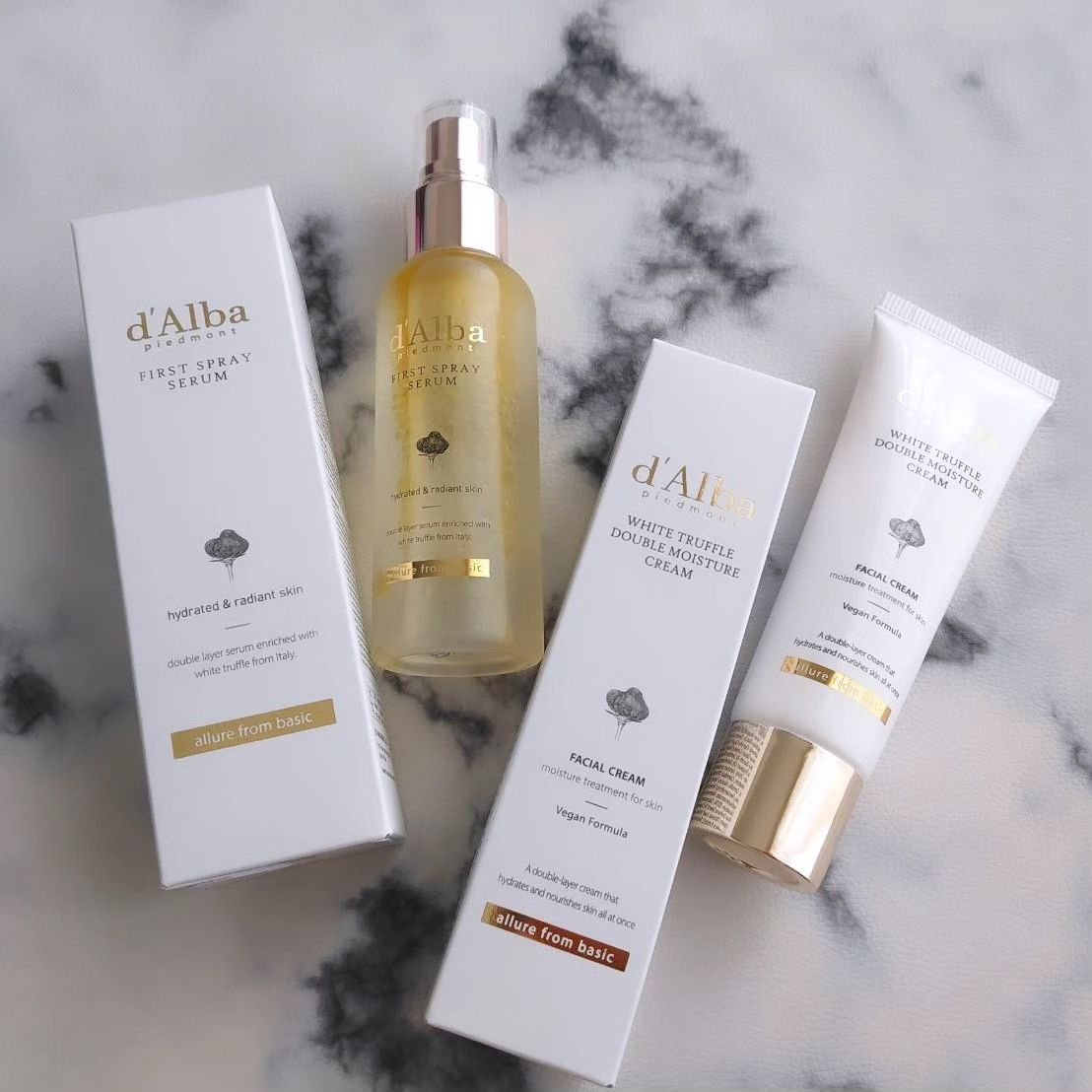 ホワイトトリュフダブルモイスチャークリーム/ダルバ/フェイスクリームを使ったクチコミ（1枚目）