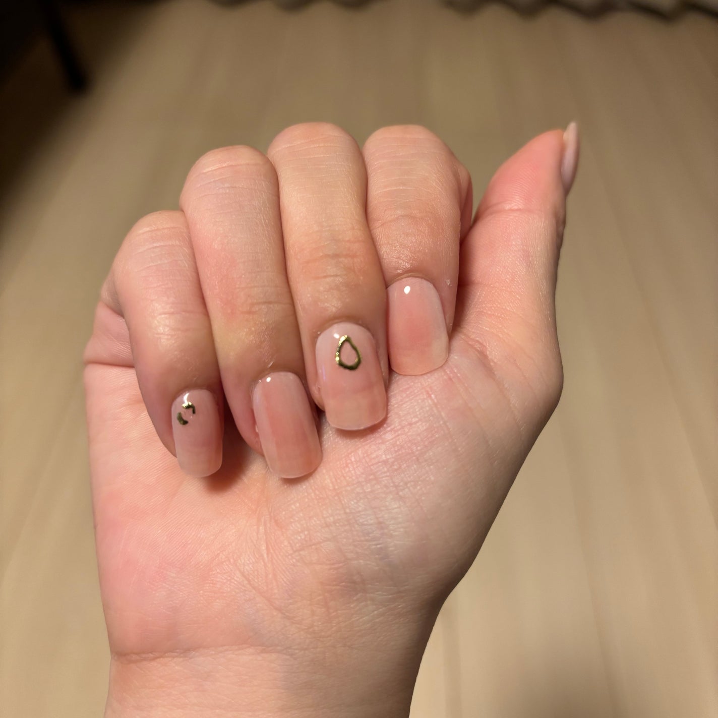 セミキュアジェルネイル(ハンド)/ohora/ネイルシールを使ったクチコミ(2枚目)