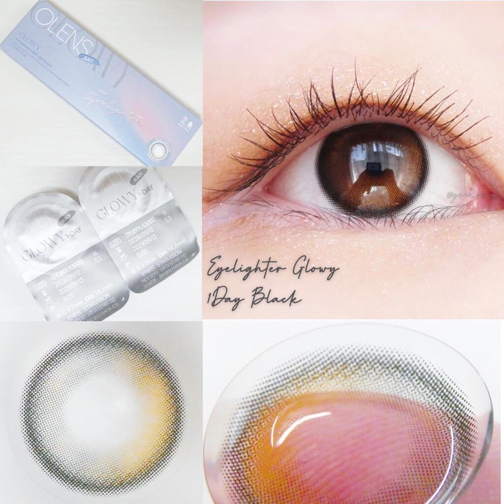 Glowy 1day/OLENS/ワンデー（１DAY）カラコンを使ったクチコミ（2枚目）
