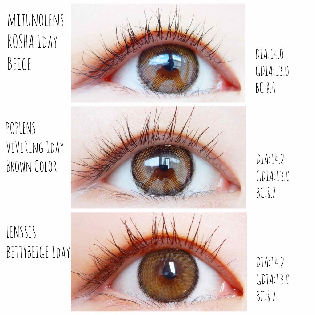 ベティーシリーズ/LENSSIS/カラーコンタクトレンズを使ったクチコミ（1枚目）