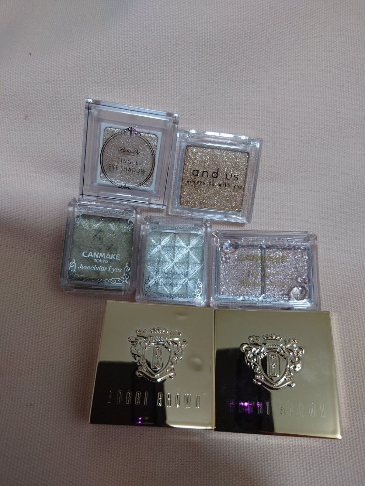 ジュエルスターアイズ 01 クリスタルシルバー/キャンメイク/ジェル・クリームアイシャドウを使ったクチコミ（1枚目）