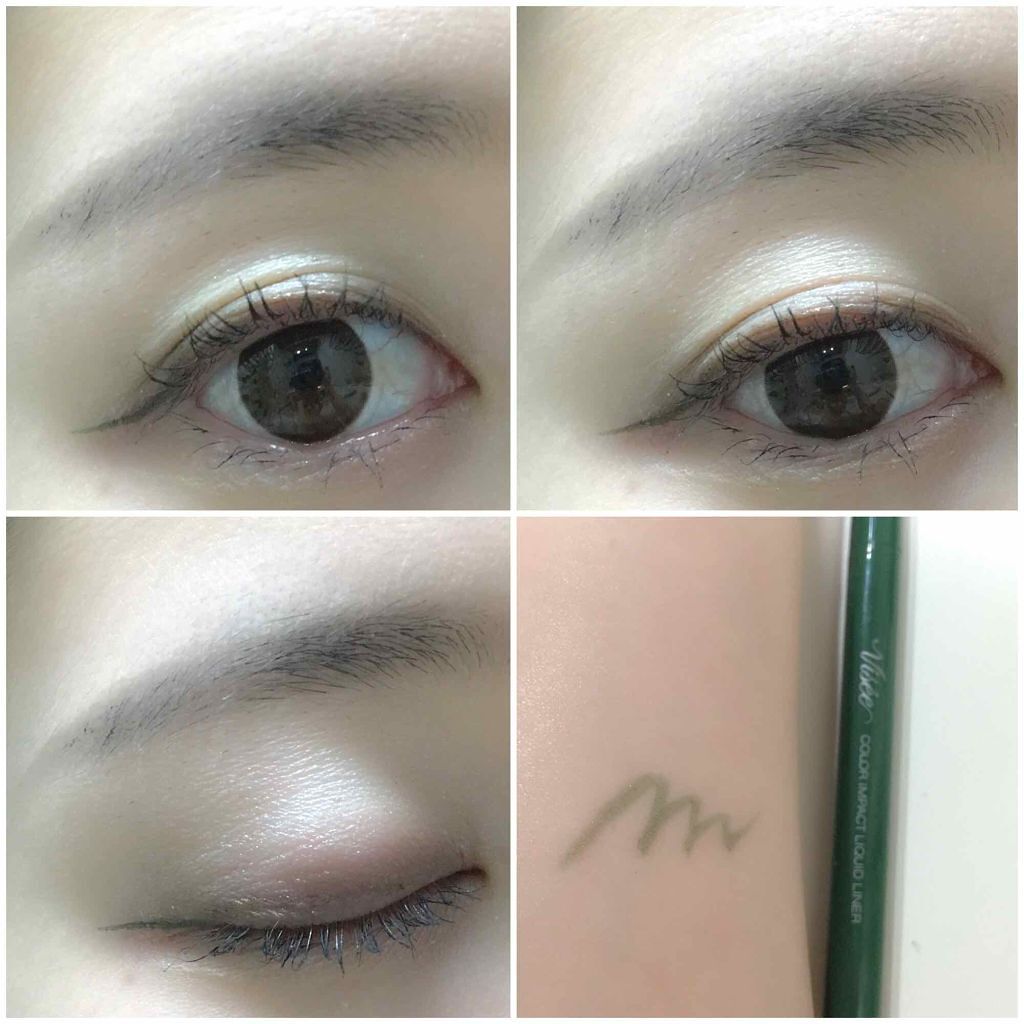 カラーインパクト リキッドライナー/Visée/リキッドアイライナーを使ったクチコミ(3枚目)