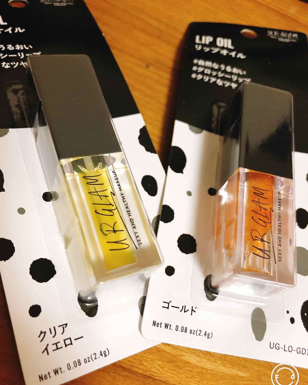 UR GLAM LIP OIL/U R GLAM/リップグロスを使ったクチコミ(2枚目)