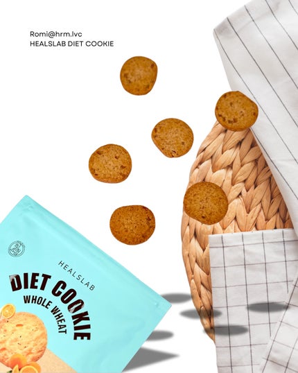 WHOLE WHEAT DIET COOKIE/HEALSLAB/食品を使ったクチコミ(1枚目)