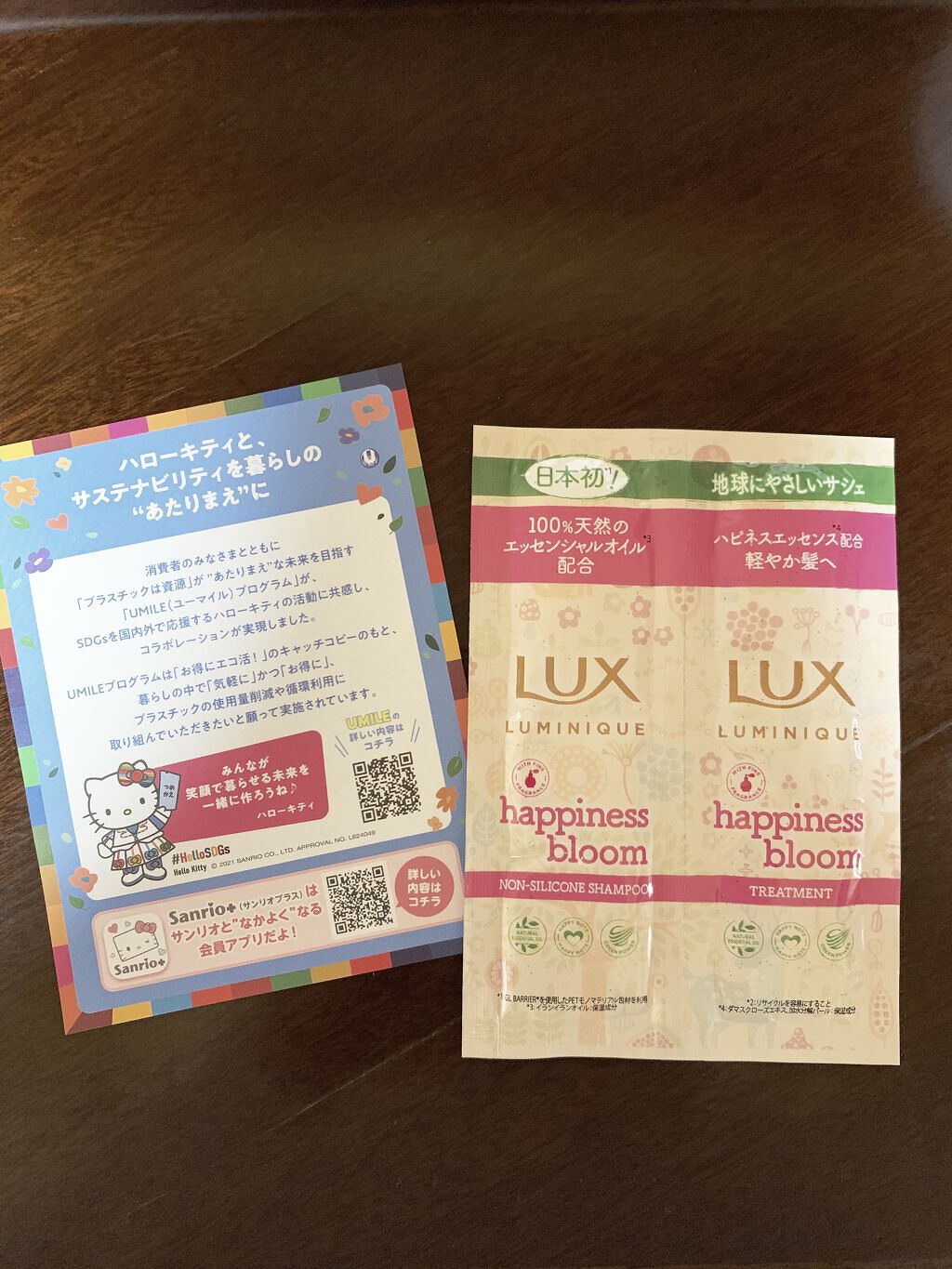 ルミニーク ハピネスブルーム サンリオコラボ ポンプペア/LUX/市販シャンプーを使ったクチコミ（1枚目）
