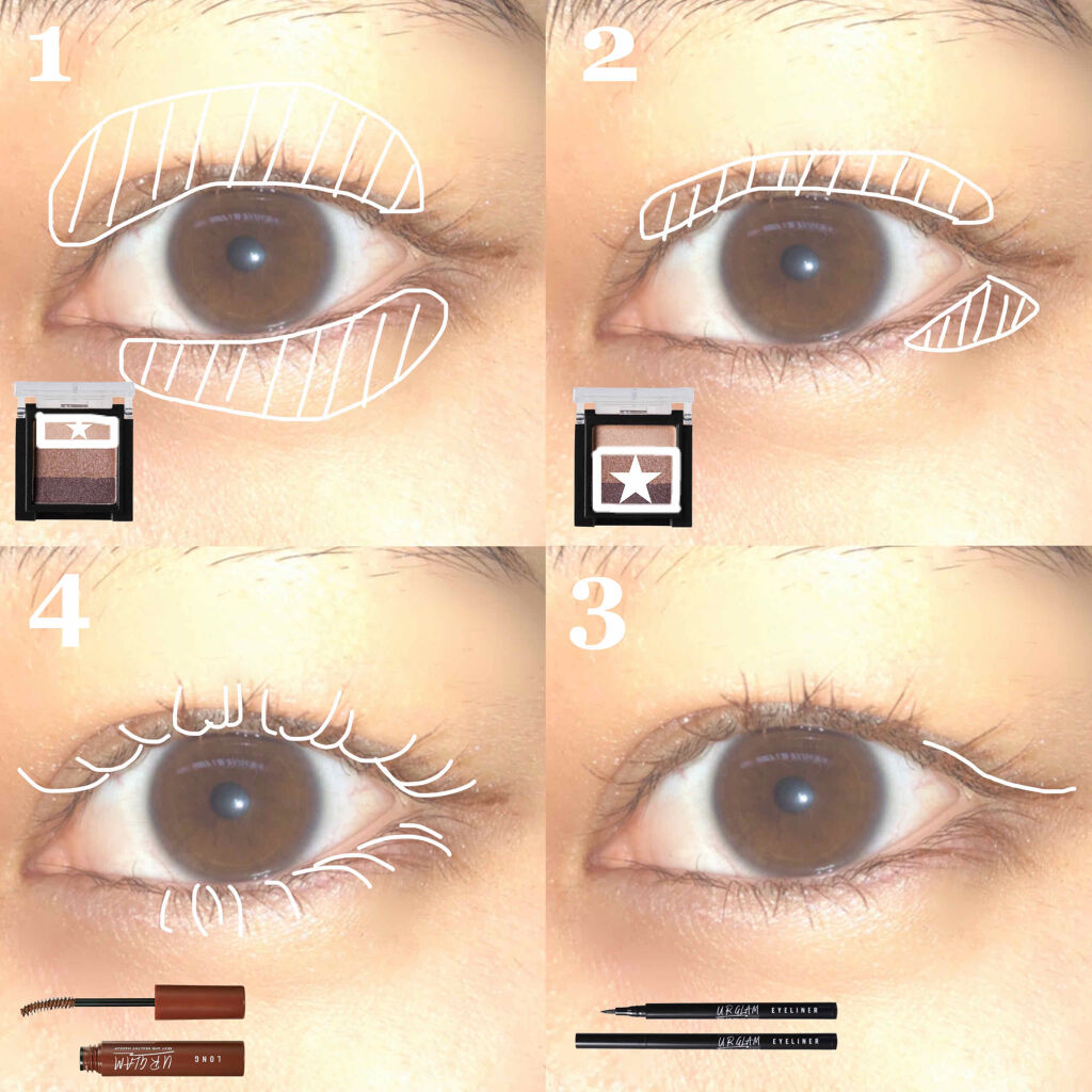 UR GLAM　LONG LASH MASCARA/U R GLAM/マスカラを使ったクチコミ（2枚目）