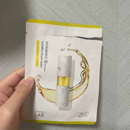 アンレーベル V シートマスク /unlabel/シートマスク・パックを使ったクチコミ(1枚目)