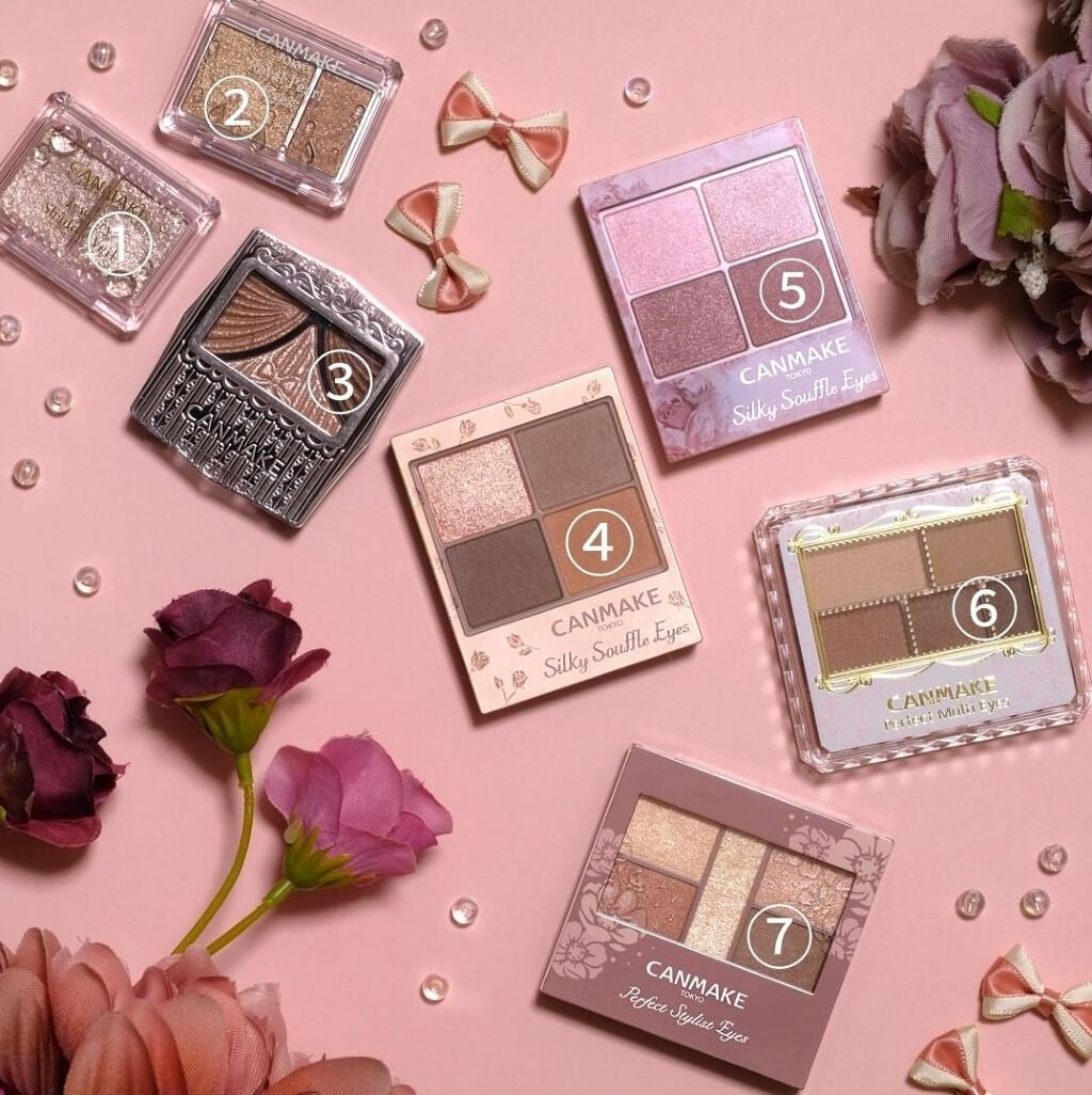 ジューシーピュアアイズ/キャンメイク/アイシャドウパレットを使ったクチコミ(2枚目)