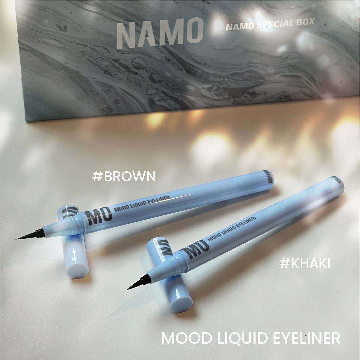 ムードリキッドアイライナー/NAMO COSMETICS/リキッドアイライナーを使ったクチコミ（2枚目）